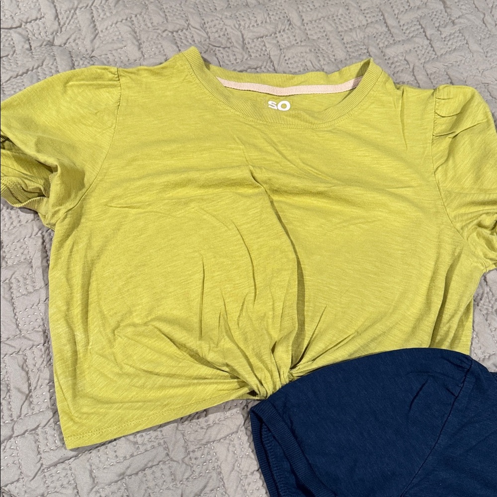 SO Lime Green Crop Top